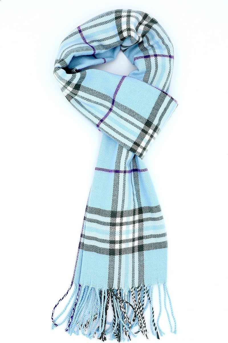 Achillea Cashmere Feel Tartan Plaid Scarf - Classic Winter Scarf for Men & Women, Scottish Heritage Holiday Gift - Image 2
